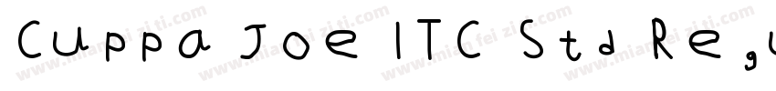 Cuppa Joe ITC Std Regular字体转换